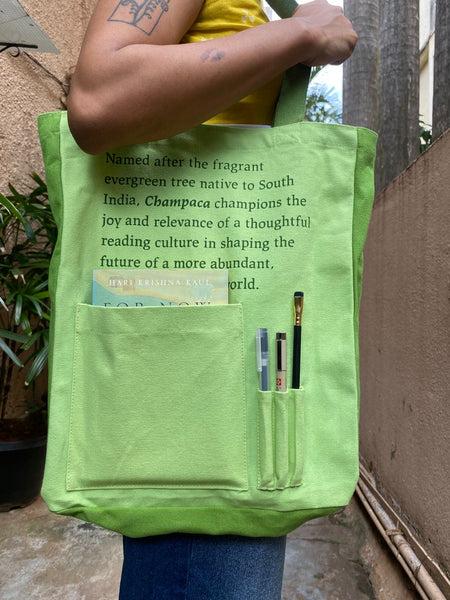 Champaca Book Tote Bag