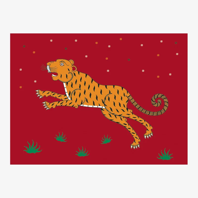 LEAPING TIGER (Print)