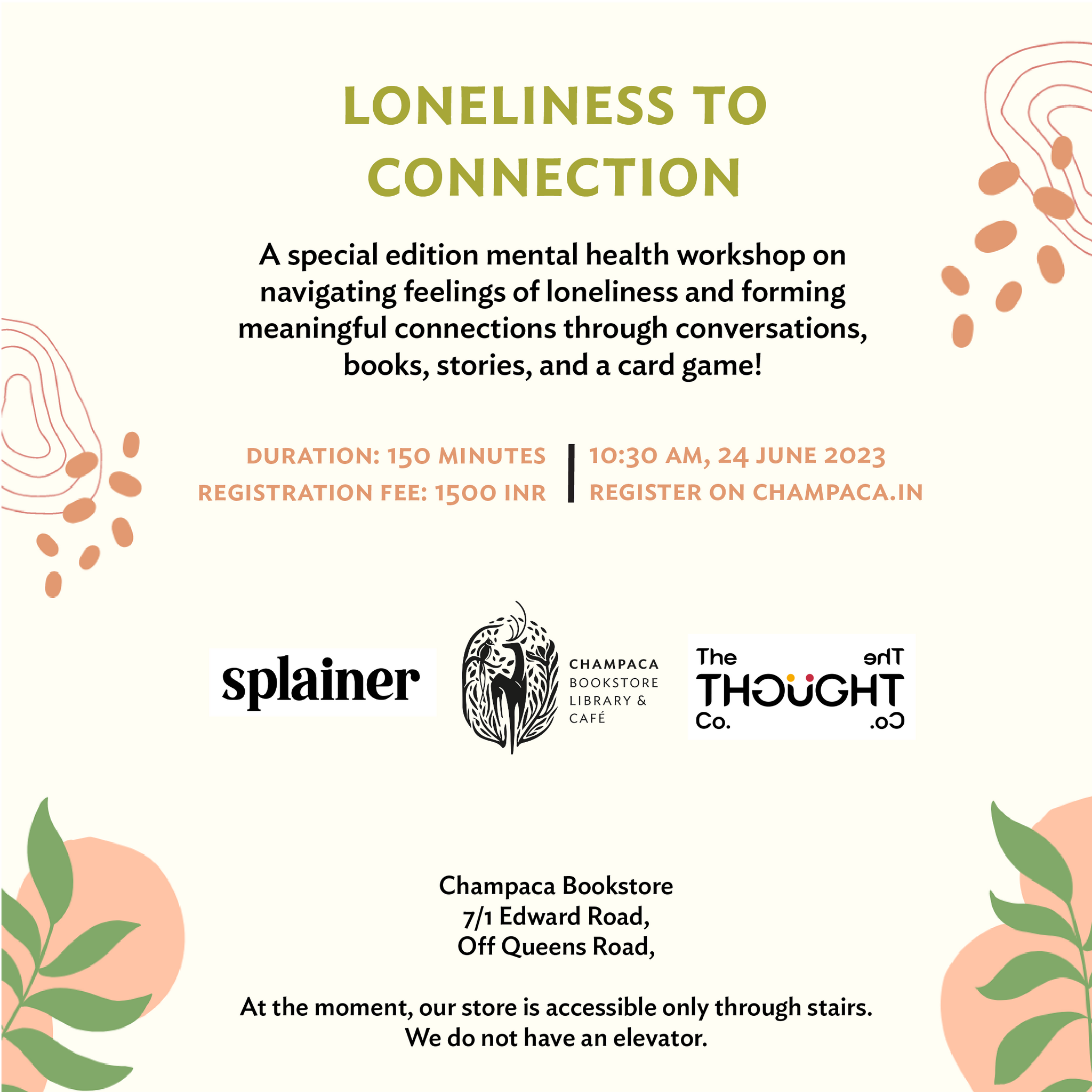 Loneliness to Connection: A Mental Health Workshop — Registration