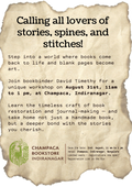 Book Restoration Workshop with David Timethy | Champaca, Indiranagar | 31 August, Sunday | 11 AM