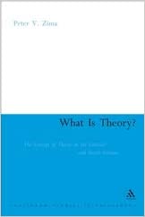 This image features the cover of a book titled "Aristotle's Theory?" by Peter V. Zima.