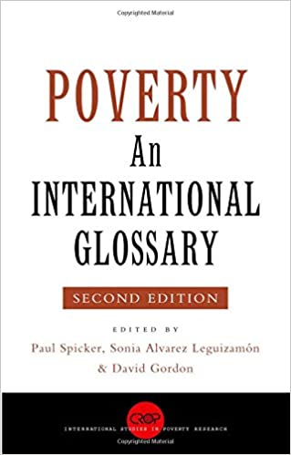 Poverty: An International Glossary