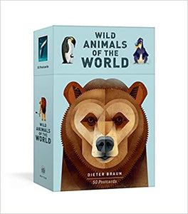 Wild Animals Of The World: Box of 50 Postcards