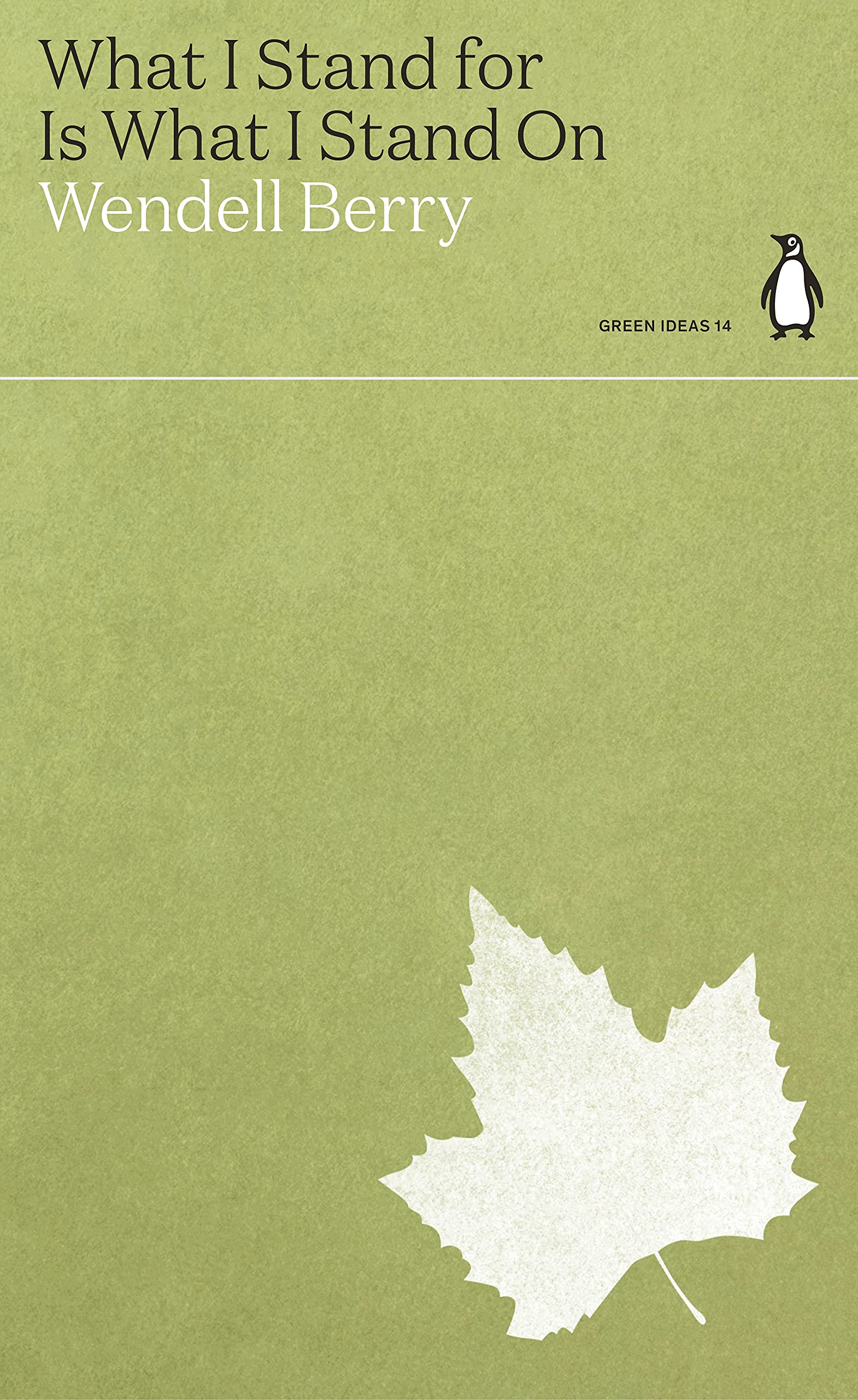 What I Stand For Is What I Stand On (Green Ideas)