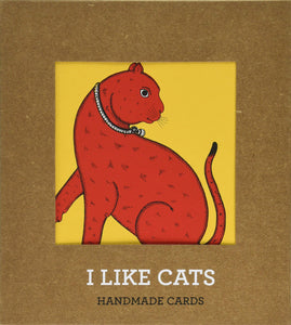 I Like Cats Handmade Cards