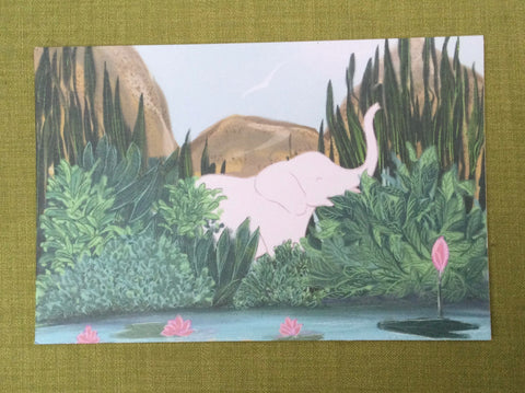 Elephant Postcard