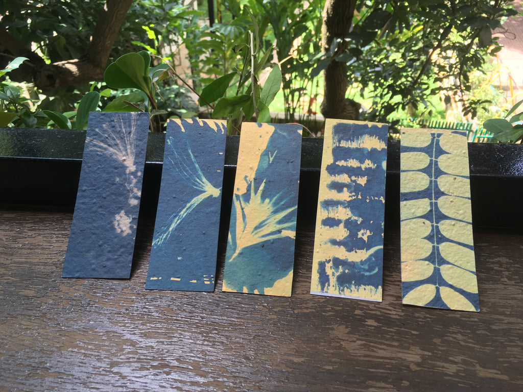 Cyanotype Bookmarks