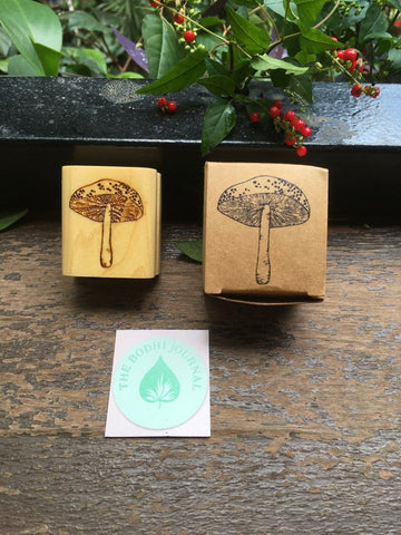 Mushroom Rubber Stamp
