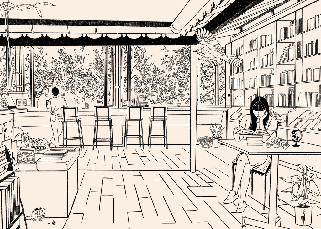 Champaca Colour-In Postcard