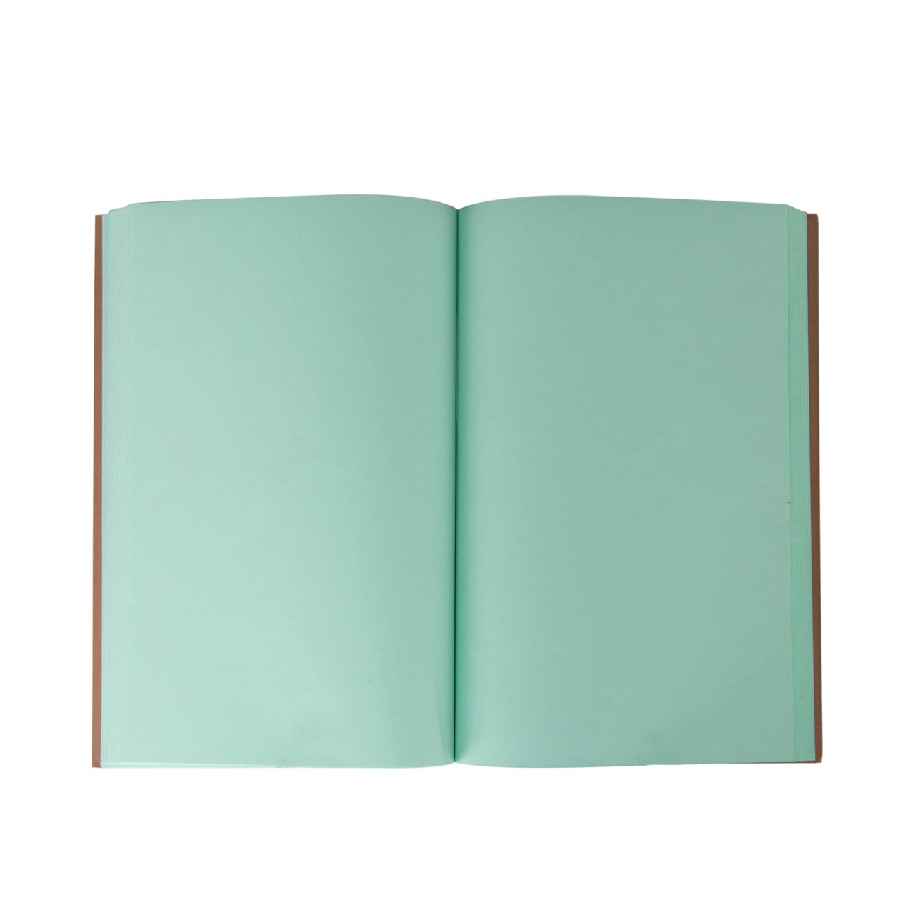 Pastel Paged Notebook (Curry Print)