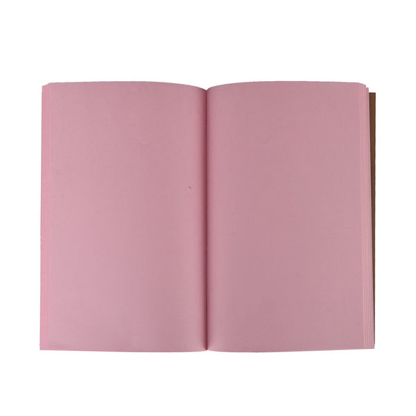 Pastel Paged Notebook (Curry Print)