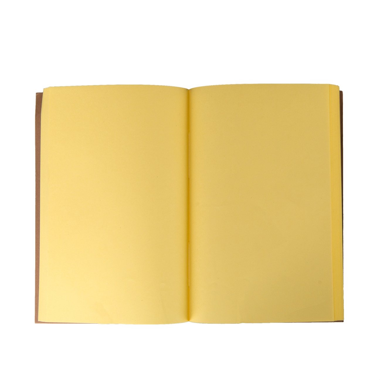 Pastel Paged Notebook (Curry Print)