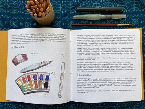 Slowing Down Art Journal