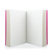 Pastel Paged Notebook (Curry Print)
