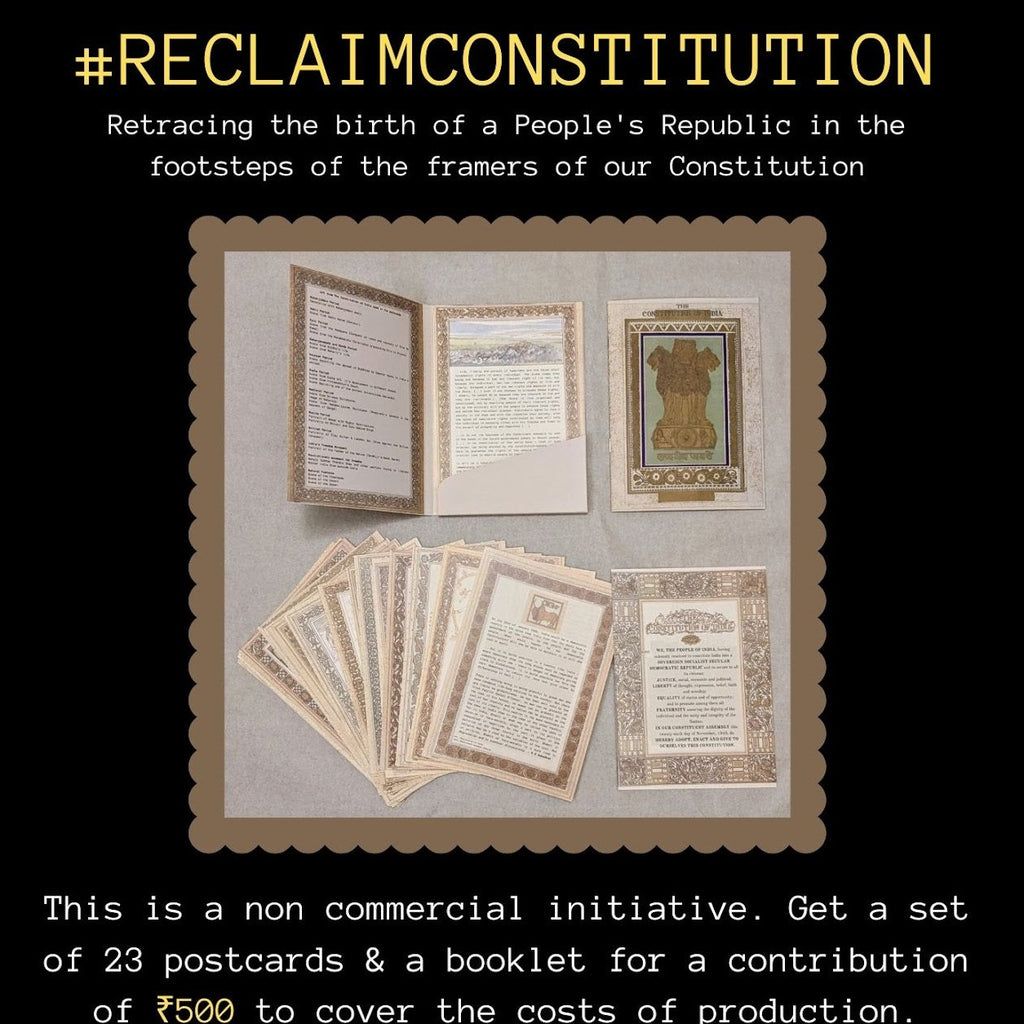Reclaim Constitution Post Card & Booklet