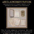 Reclaim Constitution Post Card & Booklet