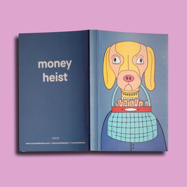 Money Heist Notebook (Curry Print)
