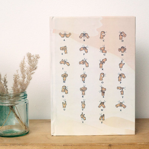 A-Z Hardbound Notebook