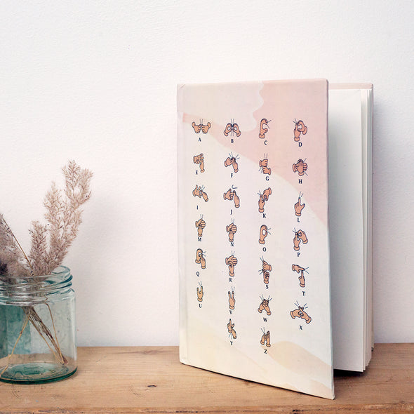 A-Z Hardbound Notebook