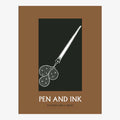 Pen and Ink Card Box