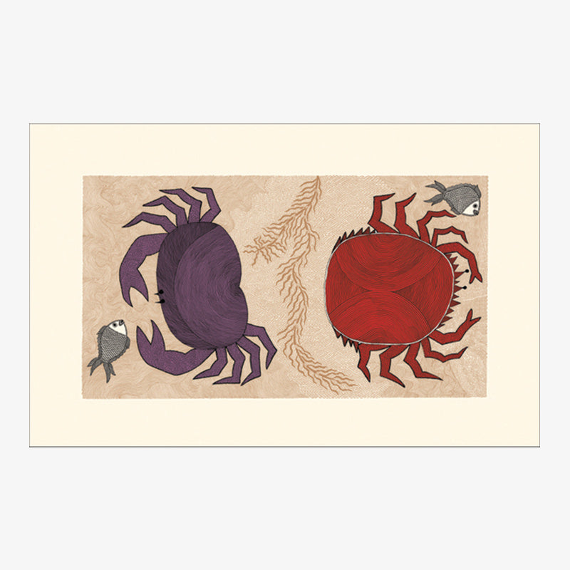 The Crab And The Spider Crab Card